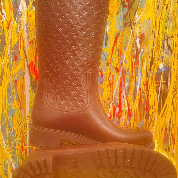 Louis Vuitton Splash Monogram rain boots - Picture 4 of 14